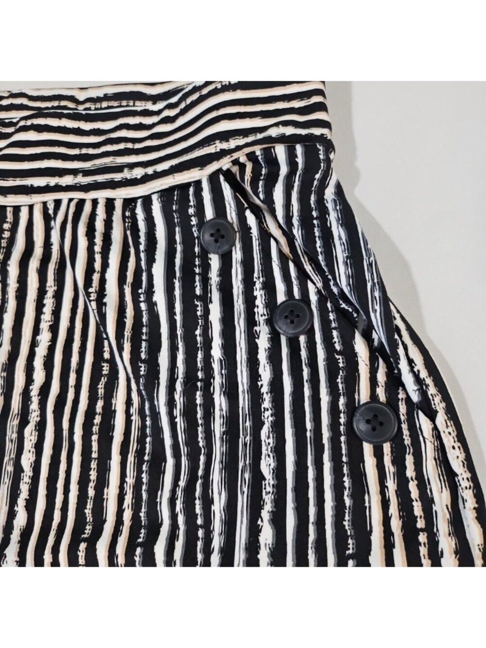 Robert Louis XL Wide Leg Palazzo Pants Nautical Stripe Resort Cruise Coastal - Picture 5 of 10